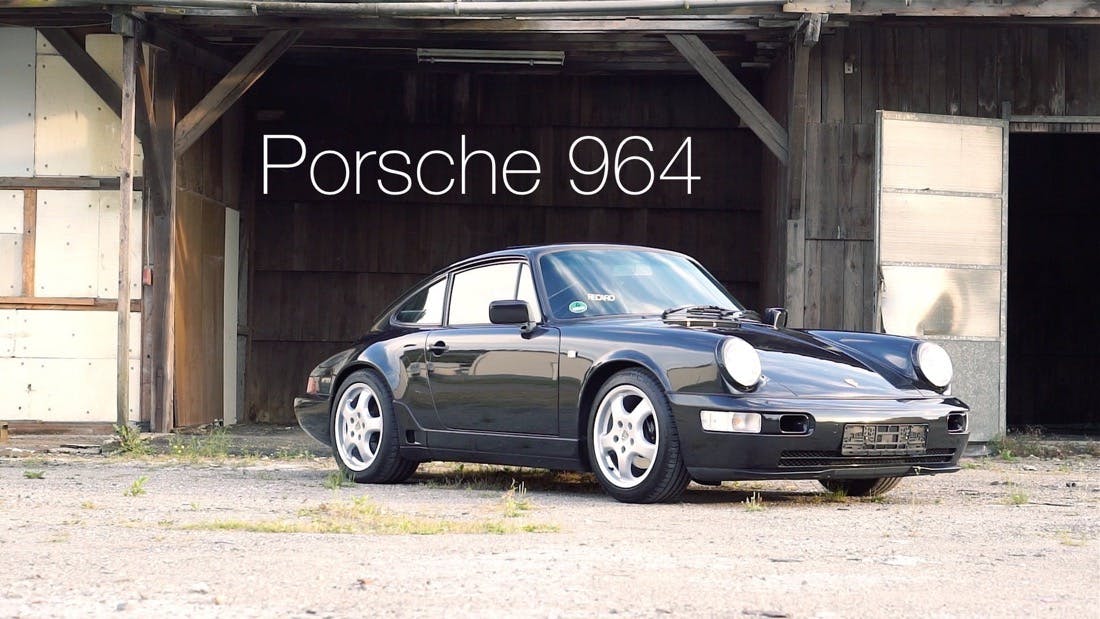 Porsche 964 schwarz Metallic