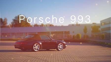 Porsche 911/993 Uni-Schwarz 